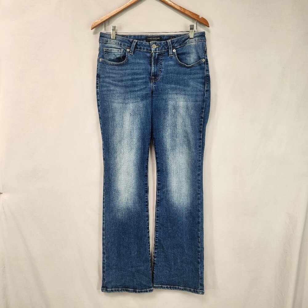 Lucky Brand Low Rise Lolita Boot Jeans Womens 8/29 R Blue Denim Med Wash Western
